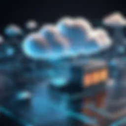 Conceptual representation of SaaS architecture and cloud integration