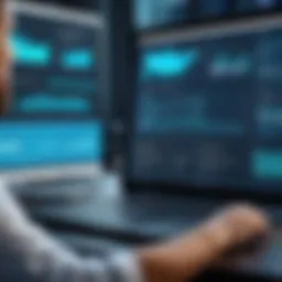 Visual representation of the Vision Commerce Suite interface showcasing features